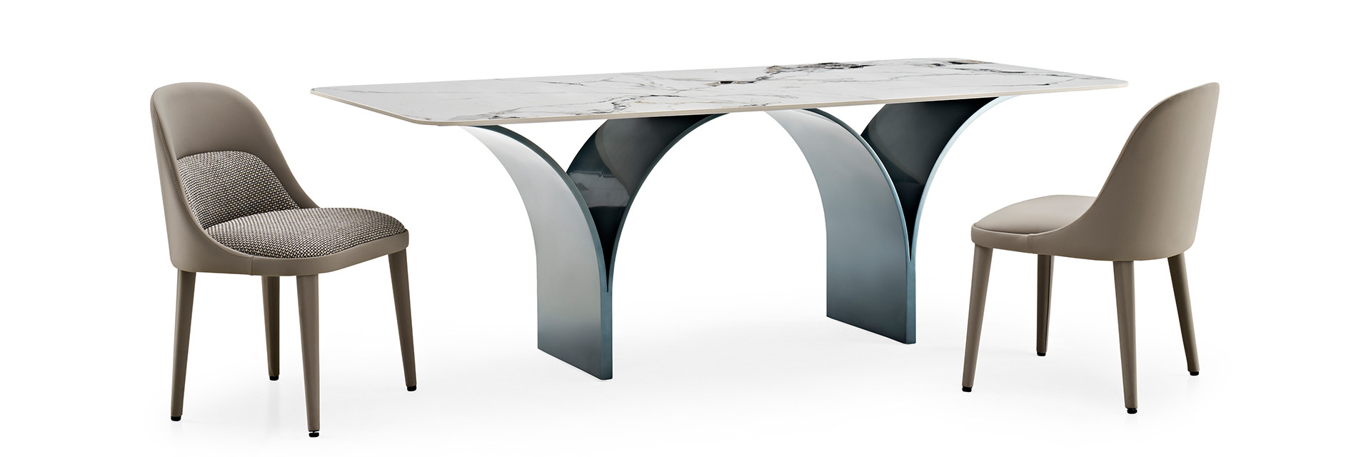 qualidade Mesa de jantar de mármore cerâmico fábrica