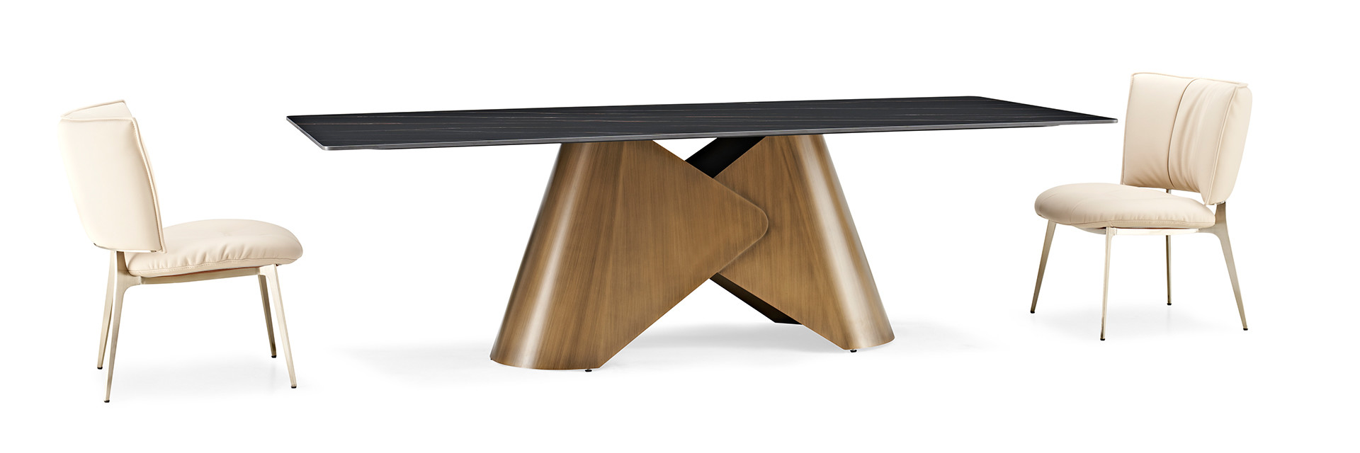 qualidade Mesa de jantar de mármore cerâmico fábrica